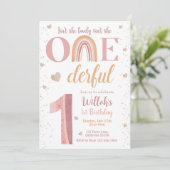 Isnt ze heerlijk instant ze oenoful 1st uitnodigin kaart (Staand voorkant)