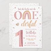 Isnt ze heerlijk instant ze oenoful 1st uitnodigin kaart (Voorkant / Achterkant)