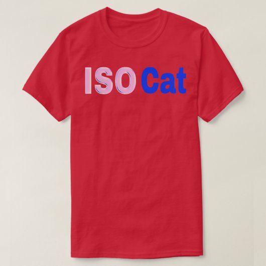 ISO Cat Front T-shirt (Design voorkant)