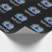 ISO in liefde met u grappige camera pun Dark BG Cadeaupapier (Hoek)