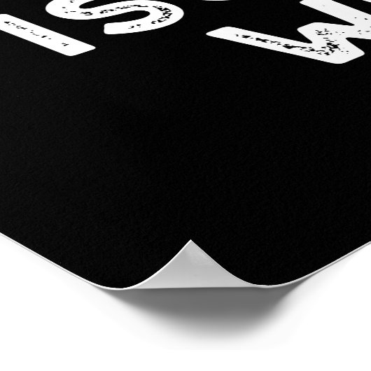 ISO in liefde met u grappige camera pun Dark BG Poster (Hoek)