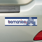iso stickit - sfkhoa bumpersticker (Op auto)