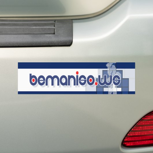 iso stickit - sfkhoa bumpersticker (Op auto)