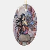 Isobel de Introvert Fairy Fantasy Art Keramisch Ornament (Rechts)