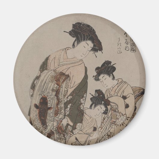 Isoda Koryusai Japans afdrukken Magneet (Voorkant)