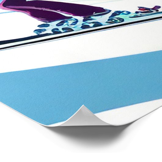 Isola 2000: Alpin op Cimes Poster (Hoek)