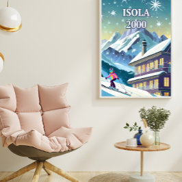 Isola 2000: Alpin op Cimes Poster