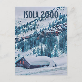 Isola 2000 Skigebied Briefkaart