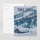 Isola 2000 Skigebied Briefkaart (Voorkant / Achterkant)