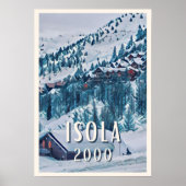 Isola 2000 Skigebied Poster (Voorkant)