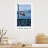 Isola Bella Balcony Poster (Keuken)