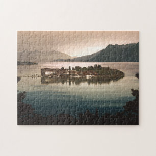 Isola Bella by Moonlight, Lago Maggiore, Italië Legpuzzel