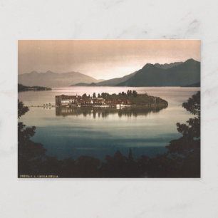 Isola Bella door Moonlight, Lake Maggiore, Italië Briefkaart