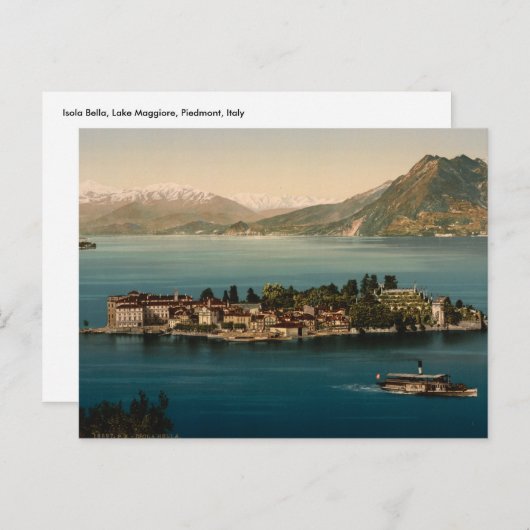 Isola Bella III, Lake Maggiore, Piemonte, Italië Briefkaart (Voorkant / Achterkant)
