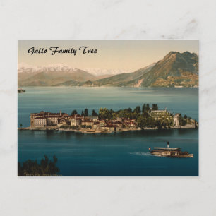 Isola Bella III, Lake Maggiore, Piemonte, Italië Briefkaart