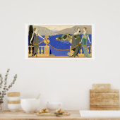 Isola Bella, jurken voor de avond, ontworpen door  Poster (Keuken)