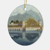 Isola Bella, Maggiore-meer: de terrasse tuinen, Keramisch Ornament (Links)