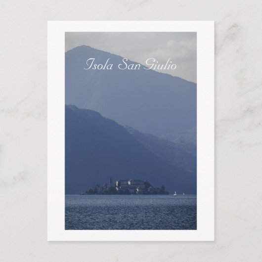 Isola San Giulio, Ortameer, Italië Briefkaart (Voorkant)
