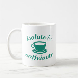 Isolaat en cafeïnezuur koffiemok