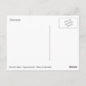 Isolated Burchell Zebra Briefkaart (Achterkant)