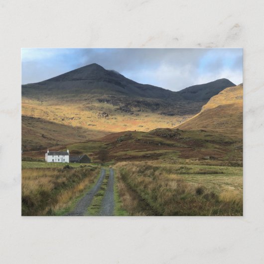 Isolated Farmhouse op het eiland Mull, Schotland Briefkaart (Voorkant)