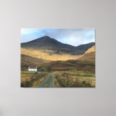 Isolated Farmhouse op het eiland Mull, Schotland C Canvas Afdruk (Voorkant)