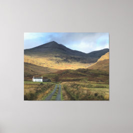 Isolated Farmhouse op het eiland Mull, Schotland C Canvas Afdruk