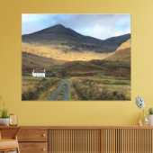 Isolated Farmhouse op het eiland Mull, Schotland C Canvas Afdruk (Insitu (Woonkamer))