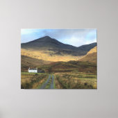 Isolated Farmhouse op het eiland Mull, Schotland C Canvas Afdruk (Voorkant)