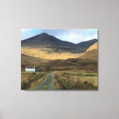 Isolated Farmhouse op het eiland Mull, Schotland Canvas Afdruk (Voorkant)