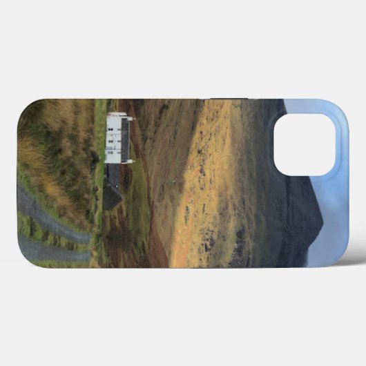 Isolated Farmhouse op het eiland Mull, Schotland Case-Mate iPhone Case (Achterkant (horizontaal))