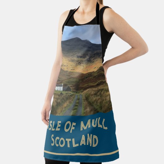 Isolated Farmhouse op het eiland Mull, Schotland Schort (Insitu)