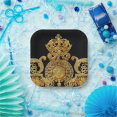 Isolated Golden gate of Versailles castle - Frankr Papieren Bordje (Feest)