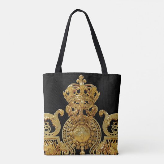 Isolated Golden gate of Versailles castle - Frankr Tote Bag (Achterkant)