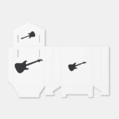 Isolated Guitar SIlhouette Bedankdoosjes (Uitgevouwen)