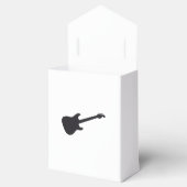 Isolated Guitar SIlhouette Bedankdoosjes (Geopend)