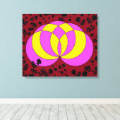 Isolated Spiralina Field Canvas Afdruk (Insitu (Houten vloer))