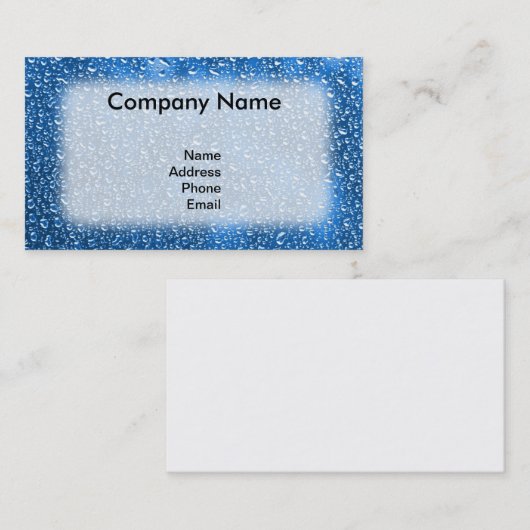 Isolatie- en waterafdichtingsbedrijven visitekaartje (Voorkant / Achterkant)