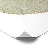 Isolatie vrouw Grote witte vlinder Poster (Hoek)