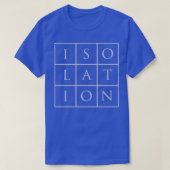 Isolatie zilver t-shirt (Design voorkant)