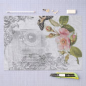  isolaties en bloemen Shabby Chic Tissuepapier (Craft)