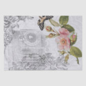 isolaties en bloemen Shabby Chic Tissuepapier (Voorkant)