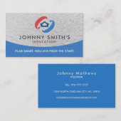 Isolatieslogans Visitekaartjes (Voorkant / Achterkant)