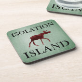 Isolation Island Aanwijzing Bier Onderzetter (Linkerzijde)