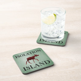 Isolation Island Aanwijzing Bier Onderzetter