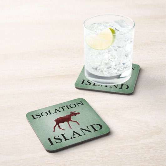 Isolation Island Aanwijzing Bier Onderzetter (Rechterzijde)