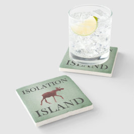 Isolation Island Clue Stenen Onderzetter