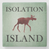 Isolation Island Clue Stenen Onderzetter (Voorkant)