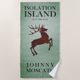 Isolation Island Deer badhanddoek