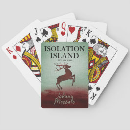 Isolation Island Herten Ontwerp Pokerkaarten